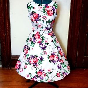 Floral Pinup Dress